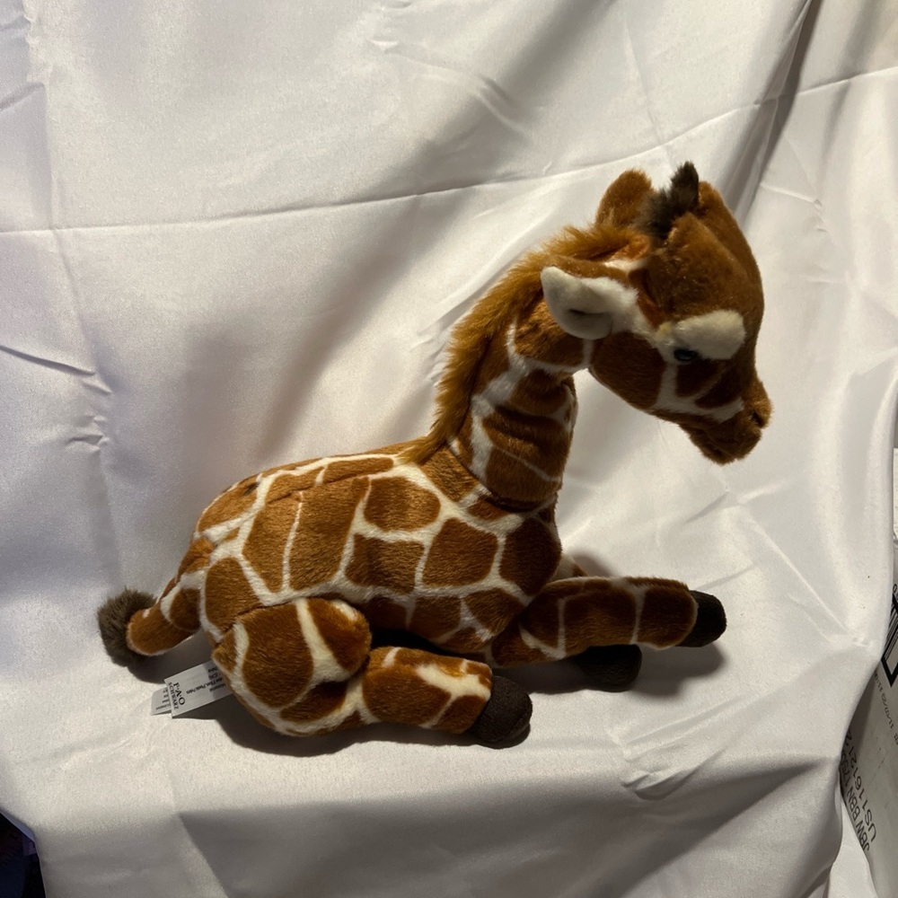 FAO Schwarz Giraffe Calf Baby Classic Stuffed Animal Toy Plush 15", Rare Plush